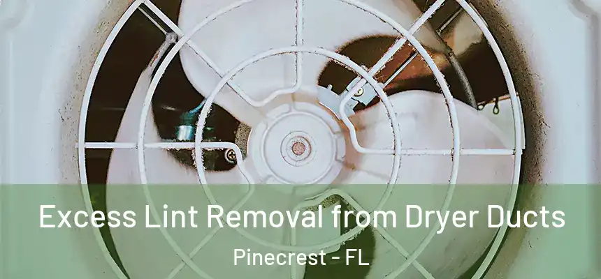 Excess Lint Removal from Dryer Ducts Pinecrest - FL